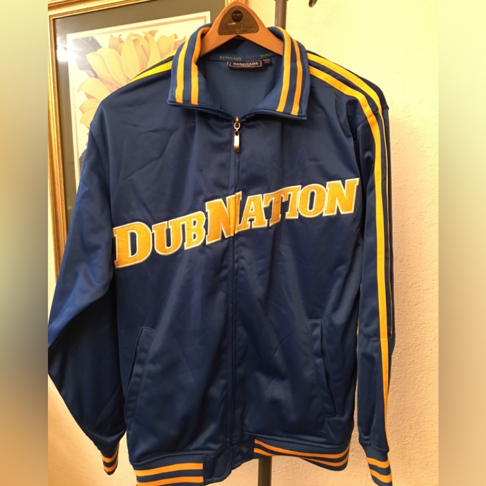 Golden State Warriors DubNation Blue and Yellow Jacket
